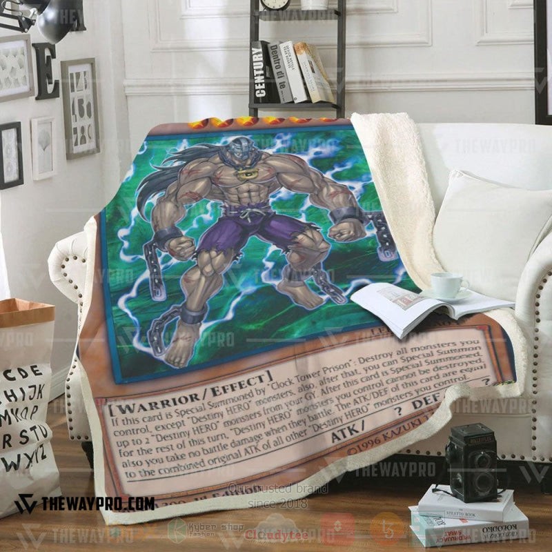 Yu Gi Oh Destiny Hero Dreadmaster Soft Blanket Yu Gi Oh Destiny Hero Dreadmaster Soft Blanket