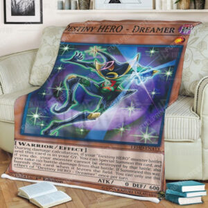 Yu Gi Oh Destiny Hero Dreamer Full Print Soft Blanket