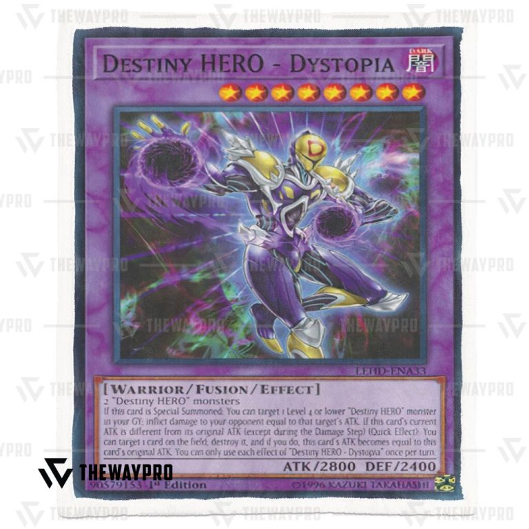 Yu-Gi-Oh-Destiny-Hero-Dystopia-Blanket-1