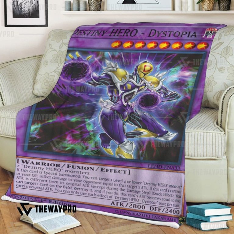 Yu-Gi-Oh-Destiny-Hero-Dystopia-Blanket-2