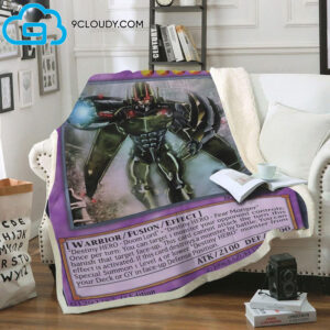 Yu Gi Oh Destiny Hero Fear Monger Full Print Soft Blanket