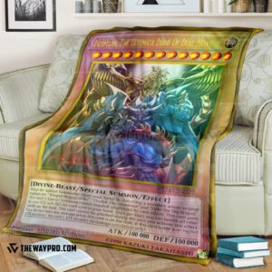 Yu Gi Oh Egyptian The Ultimate Lord Of Duel Monster Soft Blanket