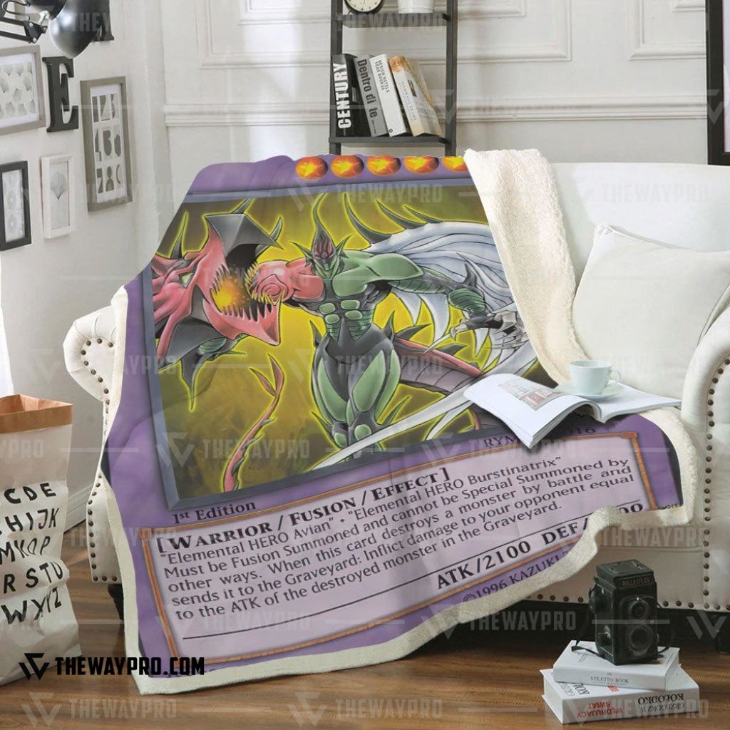 Yu Gi Oh Elemental Hero Flame Wingman Blanket 4 Yu Gi Oh Elemental Hero Flame Wingman Blanket 4