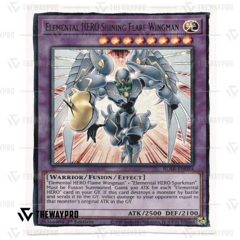 Yu-Gi-Oh-Elemental-Hero-Shining-Flare-Wingman-Blanket-2