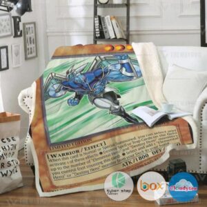 Yu Gi Oh Elemental Hero Stratos Custom Soft Blanket