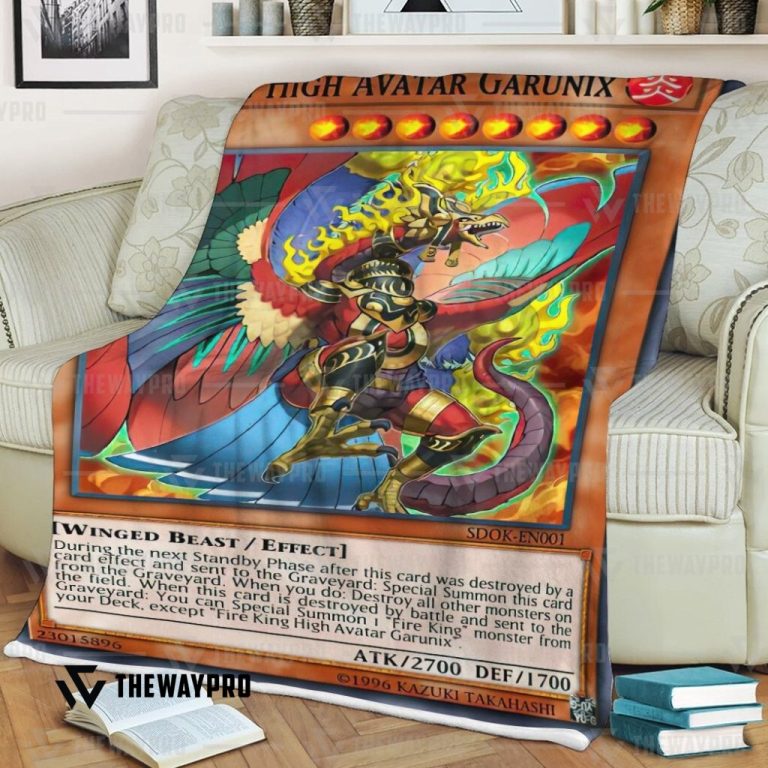 Yu-Gi-Oh-Fire-King-High-Avatar-Garunix-Blanket-3