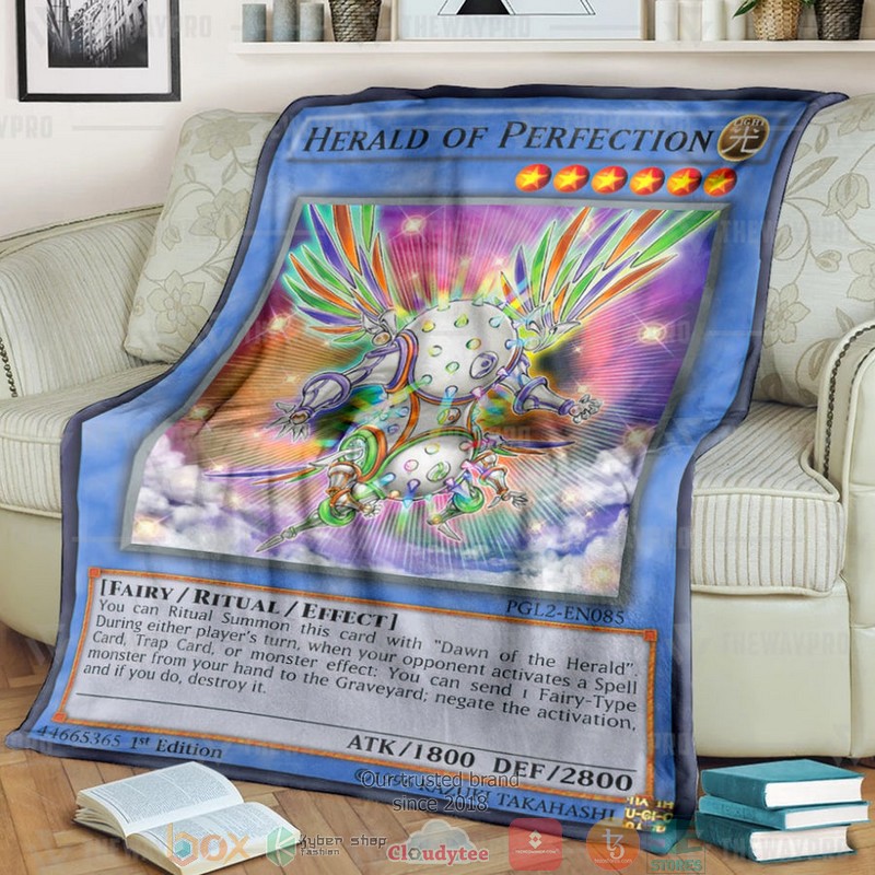 Yu Gi Oh Herald Of Perfection Soft Blanket Yu Gi Oh Herald Of Perfection Soft Blanket
