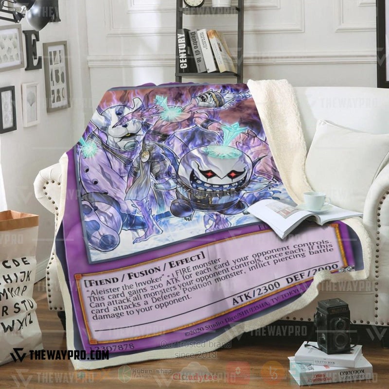Yu Gi Oh Invoked Purgatrio Soft Blanket Yu Gi Oh Invoked Purgatrio Soft Blanket