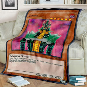 Yu Gi Oh King Of Games Jinzo Soft Blanket