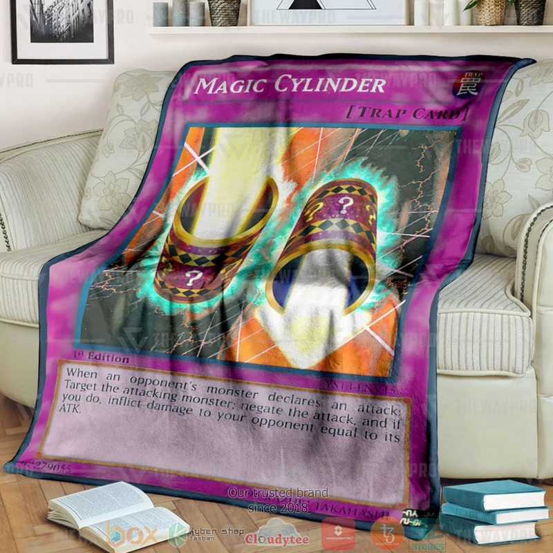 Yu Gi Oh Magic Cylinder Soft Blanket Yu Gi Oh Magic Cylinder Soft Blanket