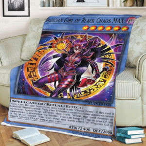 Yu Gi Oh Magician Girl Of Black Chaos Max Full Print Soft Blanket