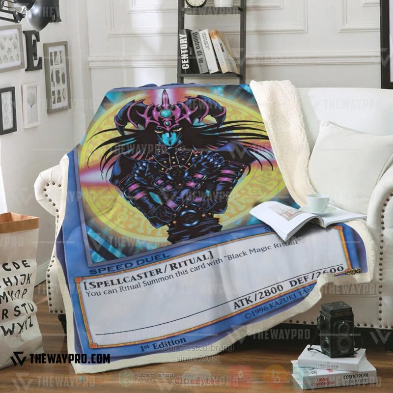 Yu Gi Oh Magician Of Black Chaos Soft Blanket Yu Gi Oh Magician Of Black Chaos Soft Blanket