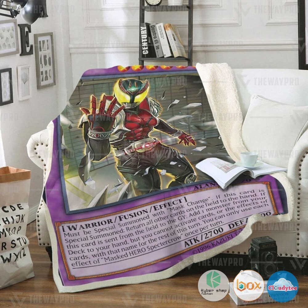Yu Gi Oh Masked Hero Spectercrow Blanket 2 Yu Gi Oh Masked Hero Spectercrow Blanket 2