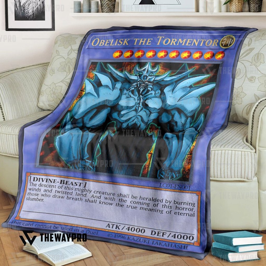 Yu Gi Oh Obelisk The Tormentor Blanket Yu Gi Oh Obelisk The Tormentor Blanket