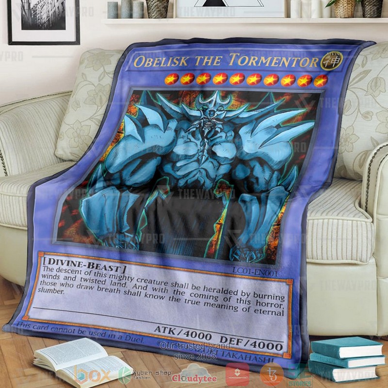 Yu Gi Oh Obelisk The Tormentor Soft Blanket Yu Gi Oh Obelisk The Tormentor Soft Blanket