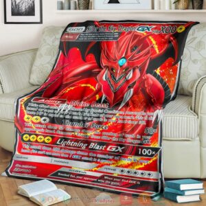 Yu Gi Oh Pkm Slifer The Sky Dragon Gx Soft Blanket