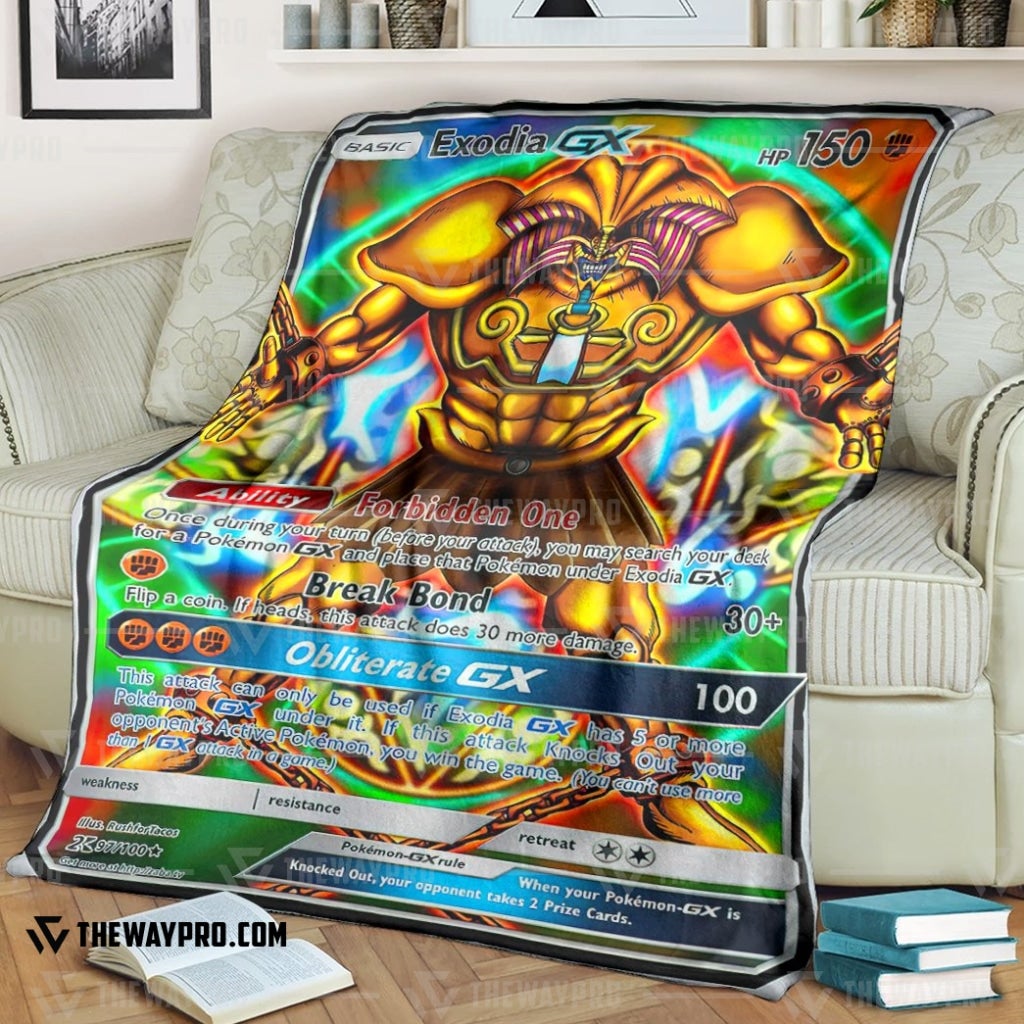 Yu Gi Oh Pokemon Exodia Gx Blanket Yu Gi Oh Pokemon Exodia Gx Blanket