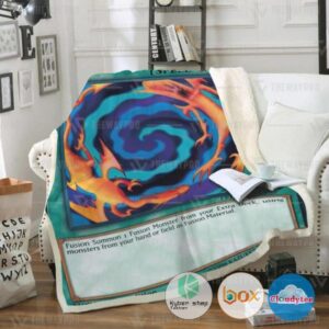 Yu Gi Oh Polymerization Custom Soft Blanket