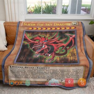 Yu Gi Oh Slifer The Sky Dragon Blanket
