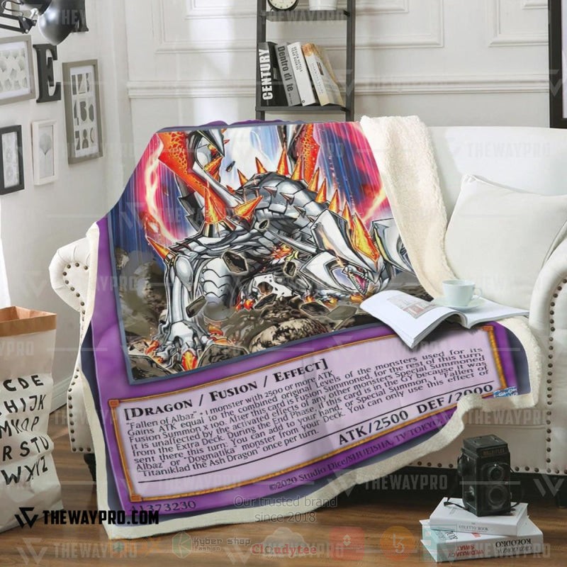 Yu Gi Oh Titaniklad The Ash Dragon Soft Blanket Yu Gi Oh Titaniklad The Ash Dragon Soft Blanket