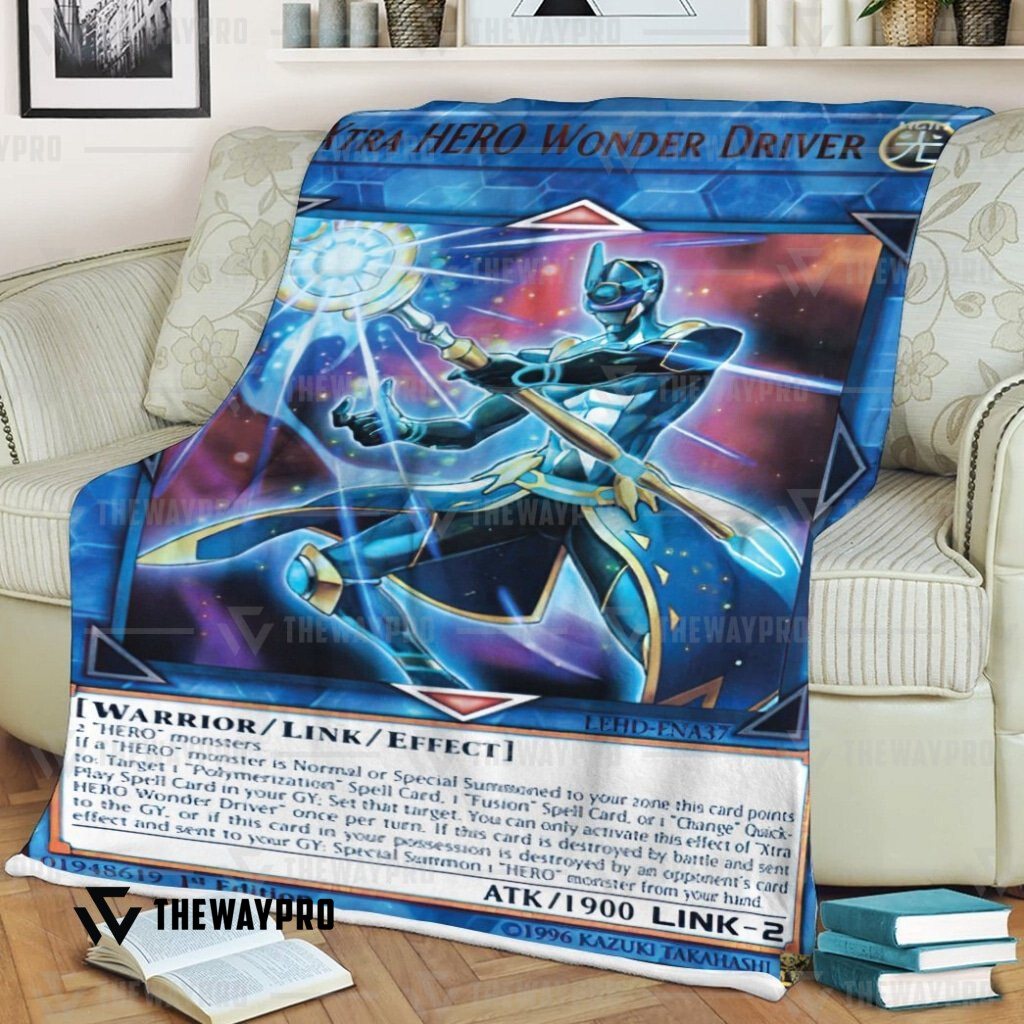 Yu Gi Oh Xtra Hero Wonder Driver Blanket Yu Gi Oh Xtra Hero Wonder Driver Blanket