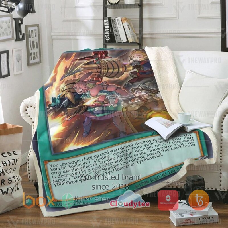 Yu Gi Oh Zoodiac Barrage Blanket Yu Gi Oh Zoodiac Barrage Blanket