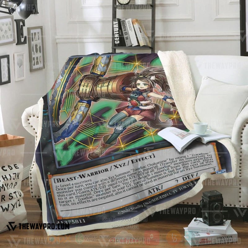 Yu Gi Oh Zoodiac Chakanine Soft Blanket Yu Gi Oh Zoodiac Chakanine Soft Blanket
