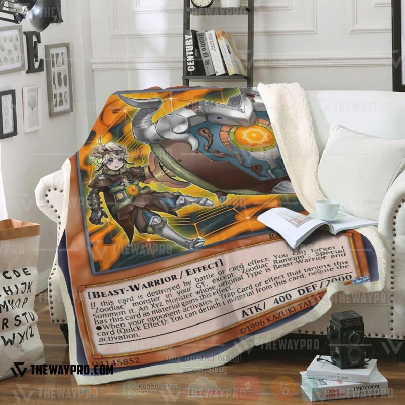 Yu Gi Oh Zoodiac Ramram Soft Blanket Yu Gi Oh Zoodiac Ramram Soft Blanket