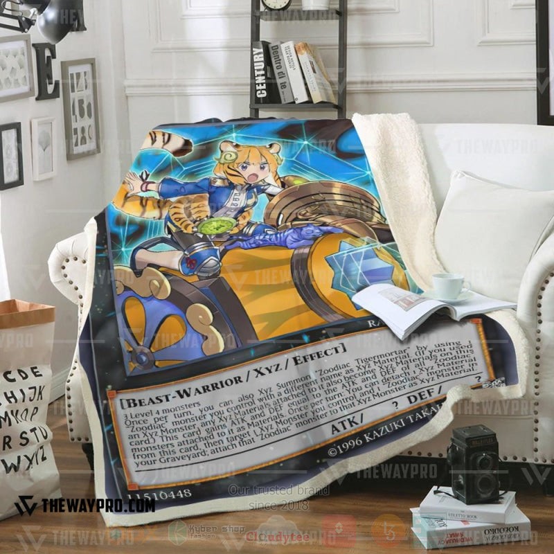 Yu Gi Ohzoodiac Tigermortar Soft Blanket Yu Gi Ohzoodiac Tigermortar Soft Blanket