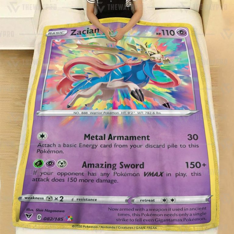 Zacian-Vivid-Voltage-Pokemon-Blanket-2