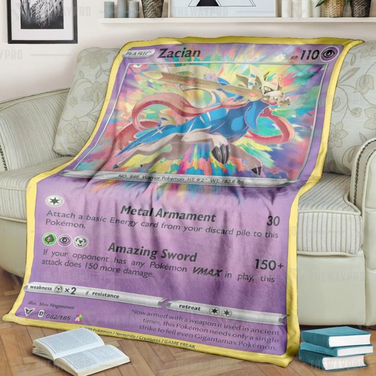 Zacian-Vivid-Voltage-Pokemon-Blanket-3