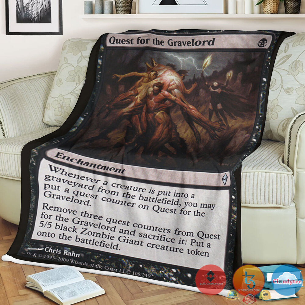 Zen 108 Quest For The Gravelord Fleece Blanket Zen 108 Quest For The Gravelord Fleece Blanket