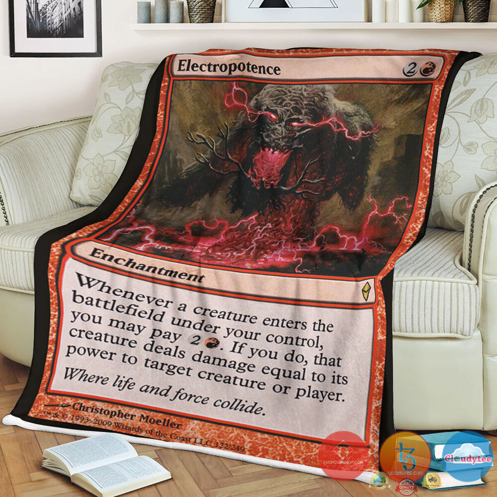 Zen 122 Electropotence Fleece Blanket Zen 122 Electropotence Fleece Blanket