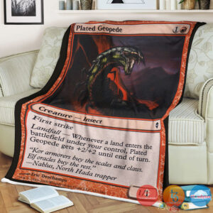Zen 141 Plated Geopede Fleece Blanket