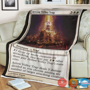 Zen 2 Arrow Volley Trap Fleece Blanket
