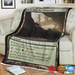 Zen 221 Oran Rief The Vastwood Fleece Blanket