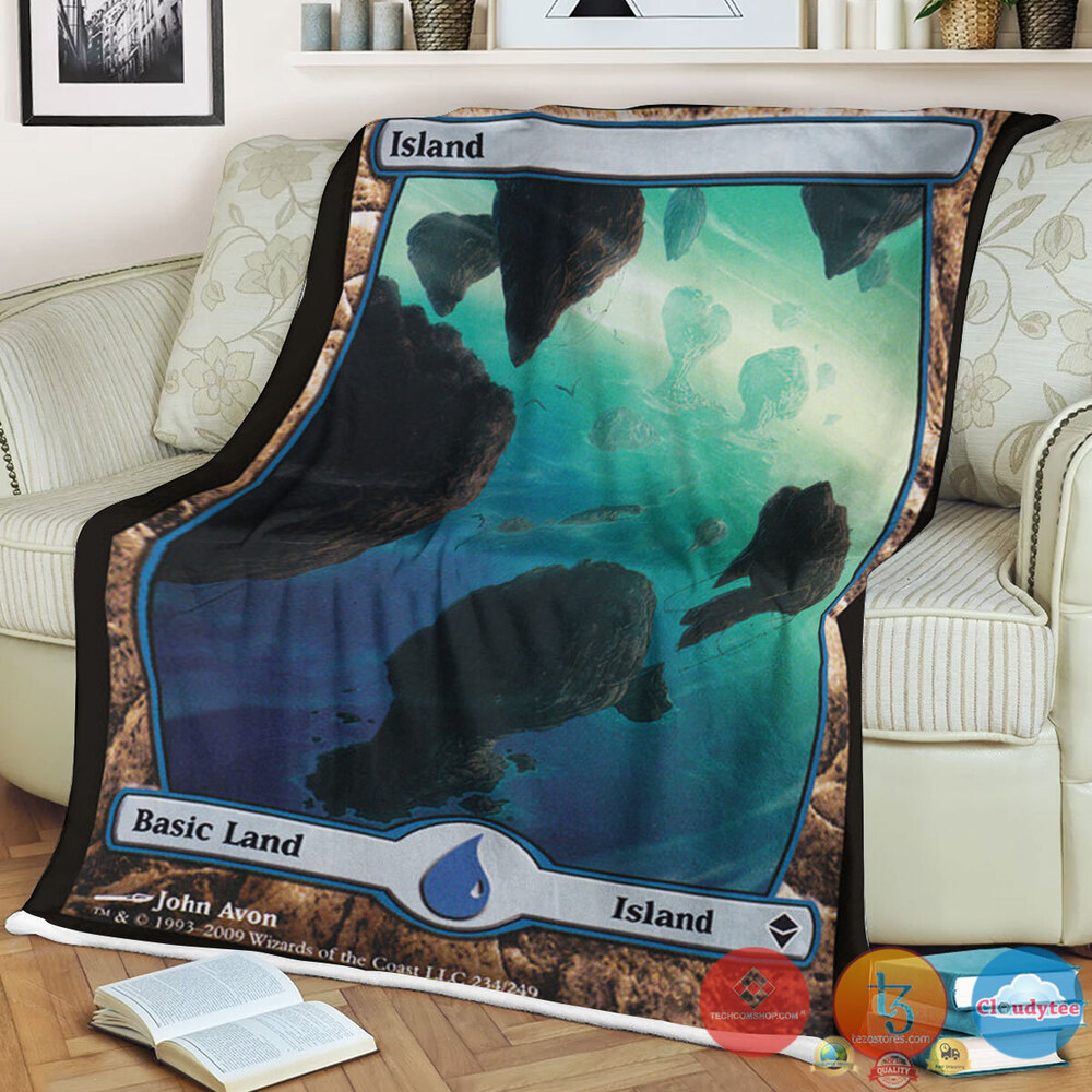 Zen 234 Island Fleece Blanket Zen 234 Island Fleece Blanket