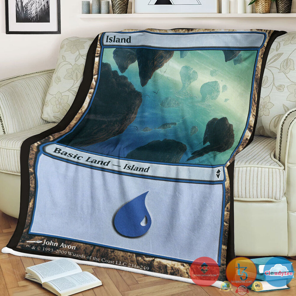 Zen 234A Island Fleece Blanket Zen 234A Island Fleece Blanket