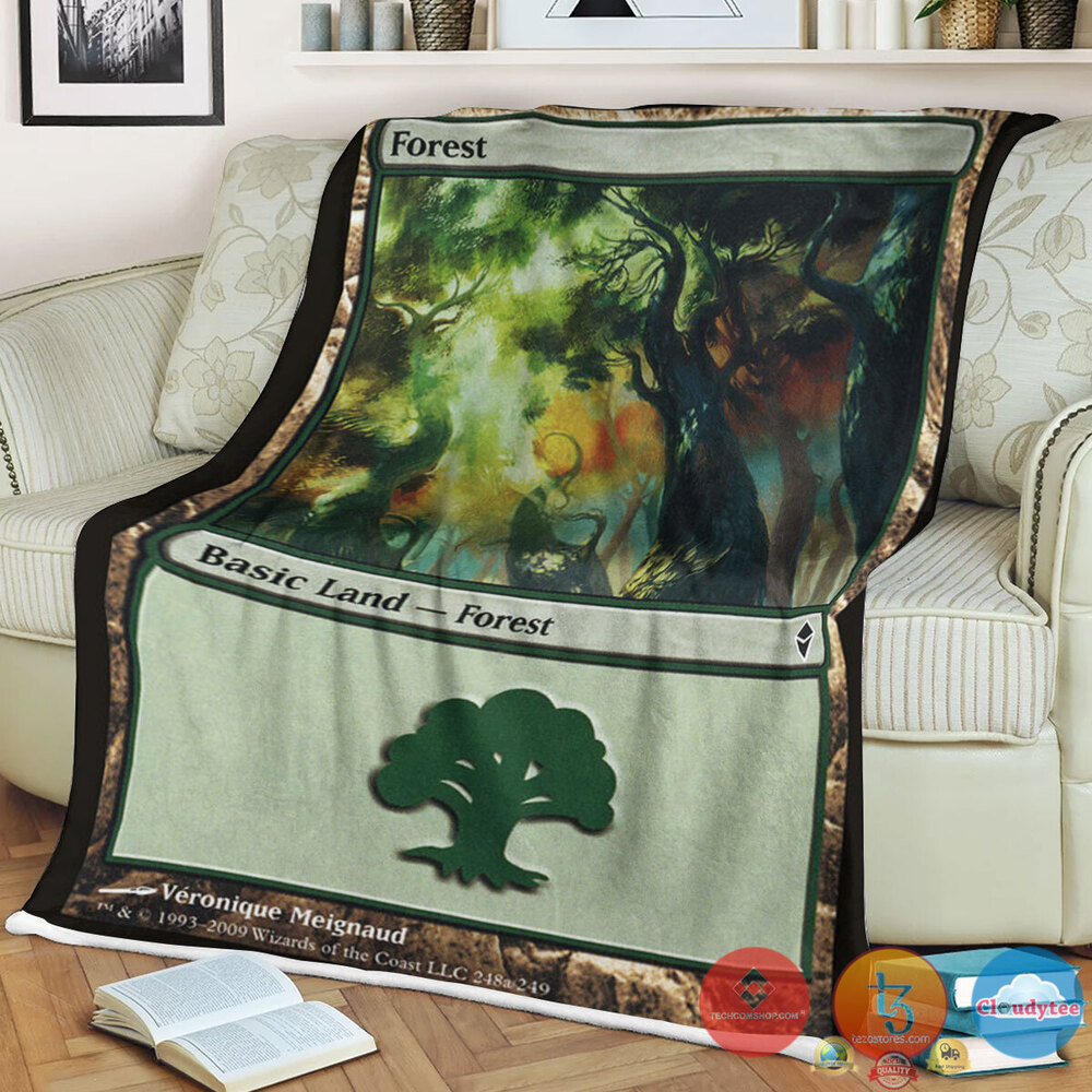Zen 248A Forest Fleece Blanket Zen 248A Forest Fleece Blanket