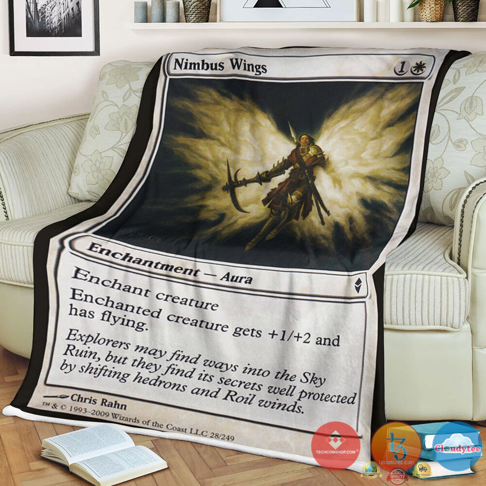 Zen 28 Nimbus Wings Fleece Blanket Zen 28 Nimbus Wings Fleece Blanket