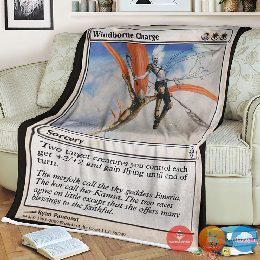Zen 38 Windborne Charge Fleece Blanket Zen 38 Windborne Charge Fleece Blanket