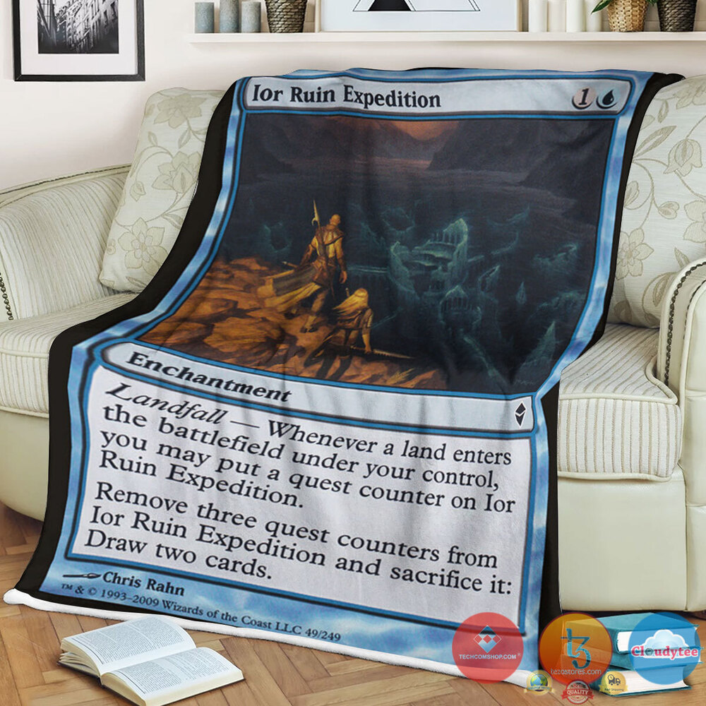 Zen 49 Ior Ruin Expedition Fleece Blanket Zen 49 Ior Ruin Expedition Fleece Blanket