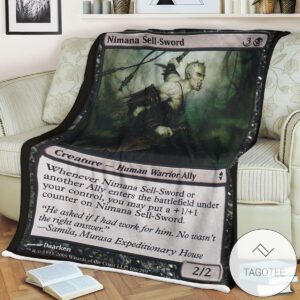 Zendikar 106 Nimana Sell Sword Mtg Blanket