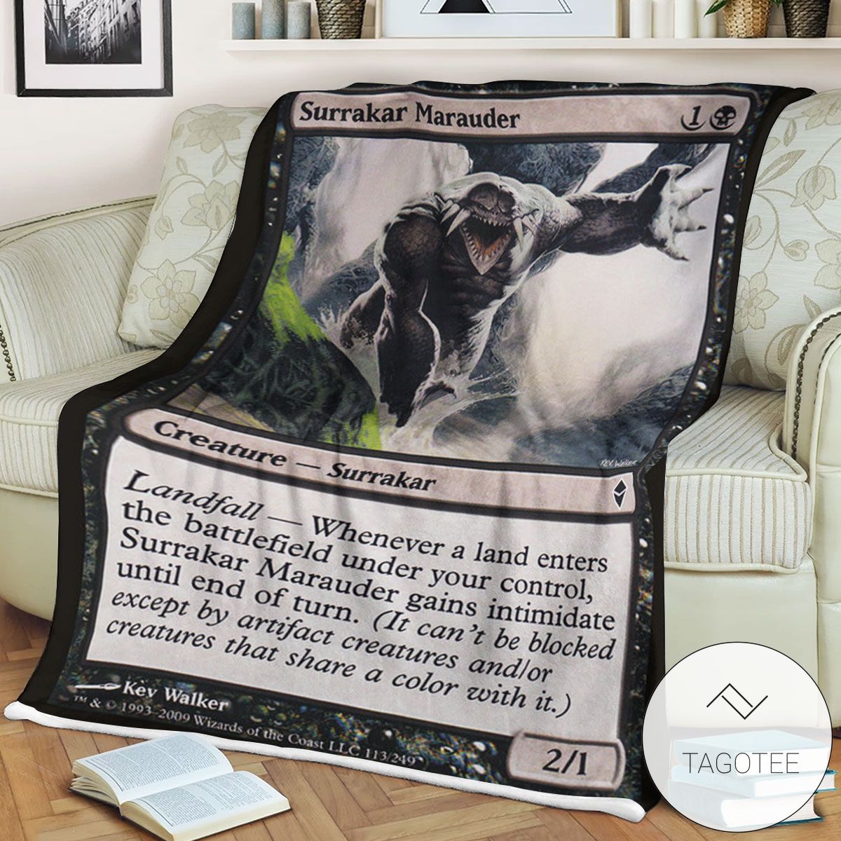 Zendikar 113 Surrakar Marauder Mtg Blanket Zendikar 113 Surrakar Marauder Mtg Blanket