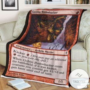 Zendikar 125 Goblin Bushwhacker Mtg Blanket