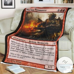 Zendikar 139 Murasa Pyromancer Mtg Blanket