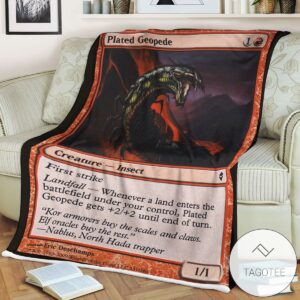 Zendikar 141 Plated Geopede Mtg Blanket Tagotee