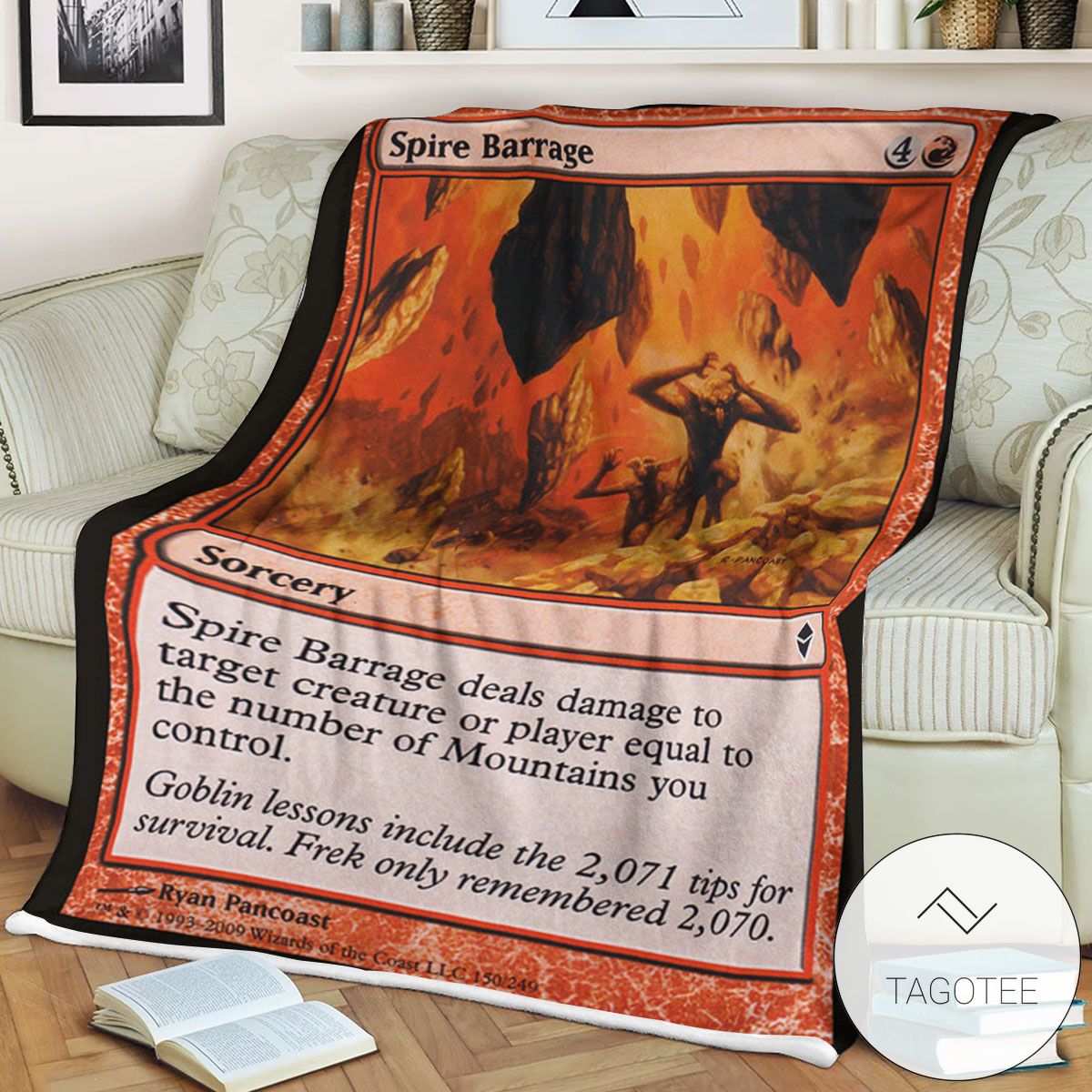 Zendikar 150 Spire Barrage Mtg Blanket Tagotee Zendikar 150 Spire Barrage Mtg Blanket Tagotee