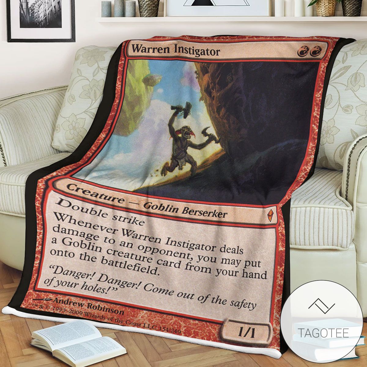 Zendikar 154 Warren Instigator Mtg Blanket Zendikar 154 Warren Instigator Mtg Blanket