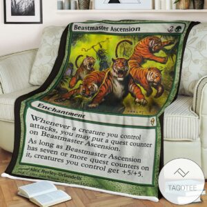 Zendikar 159 Beastmaster Ascension Mtg Blanket